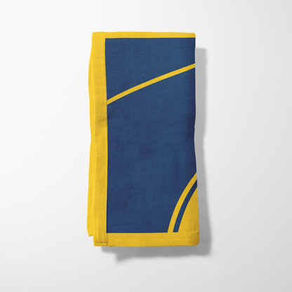 Blue and Gold Napkin