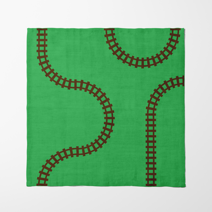 Twisty Tracks Napkin - Lightweight Linen