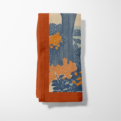Amber Savanna Napkin in Rust