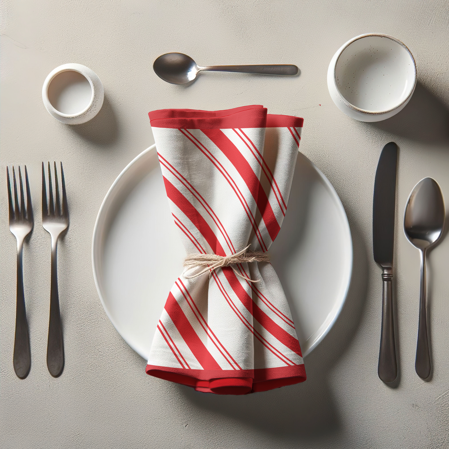 Candy Cane Stripes Napkin