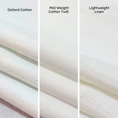 Figi Floral Cocktail Napkin in Sky - Organic Cotton Voile - 45%