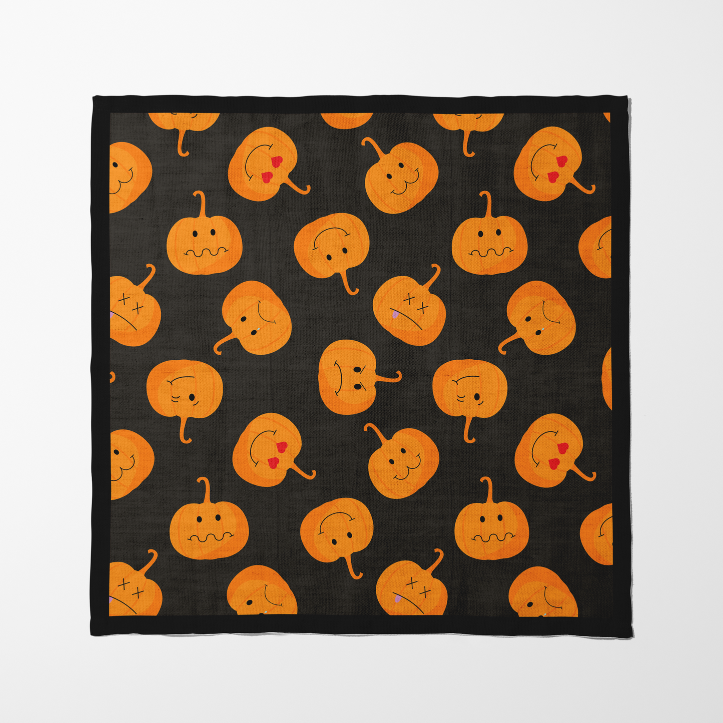 Jack O' Lanterns in Gravestone Napkin