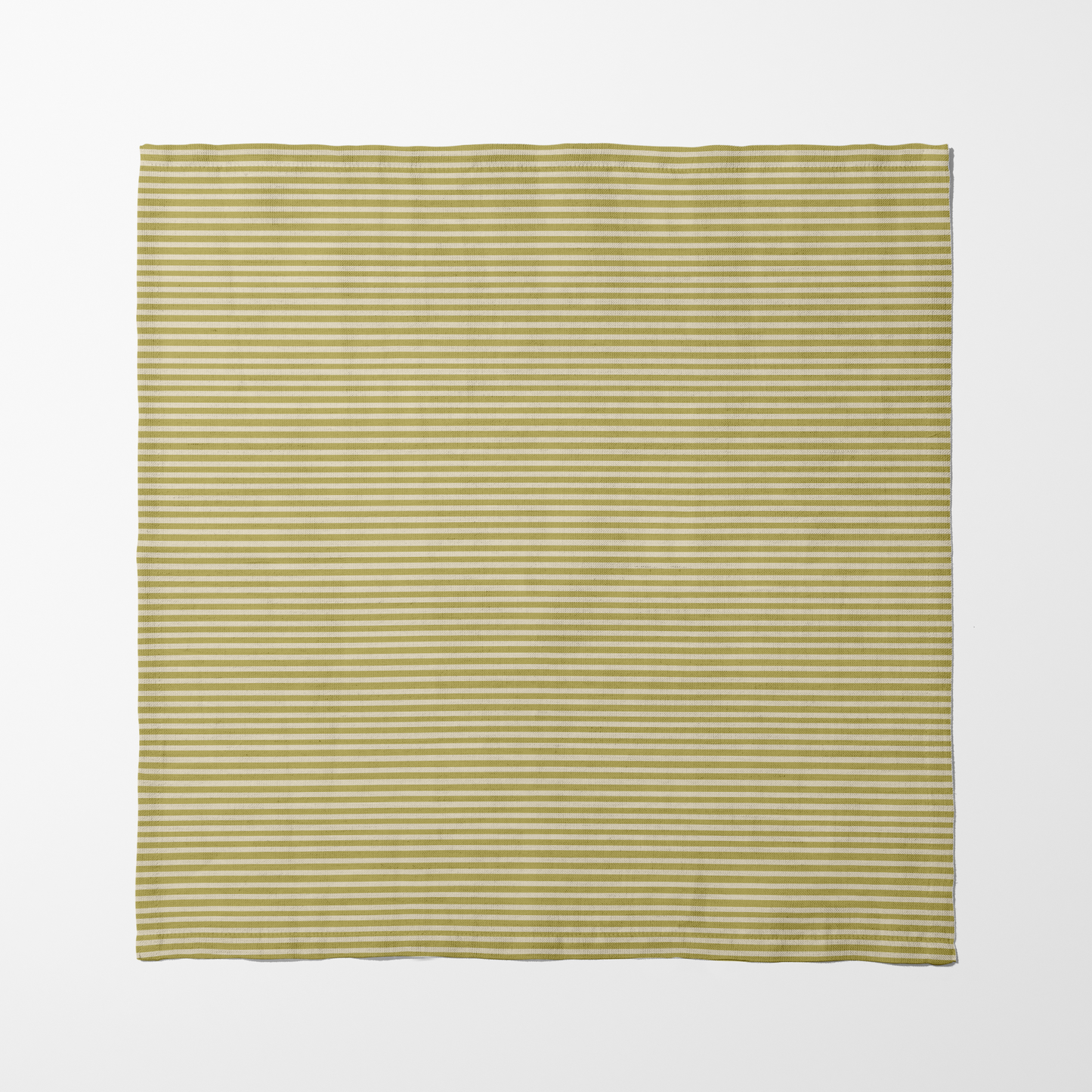 ONE Small Stripes - Moss in Lightweight Linen