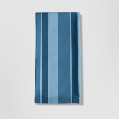 Candy Stripes Tea Towel in Super Blue