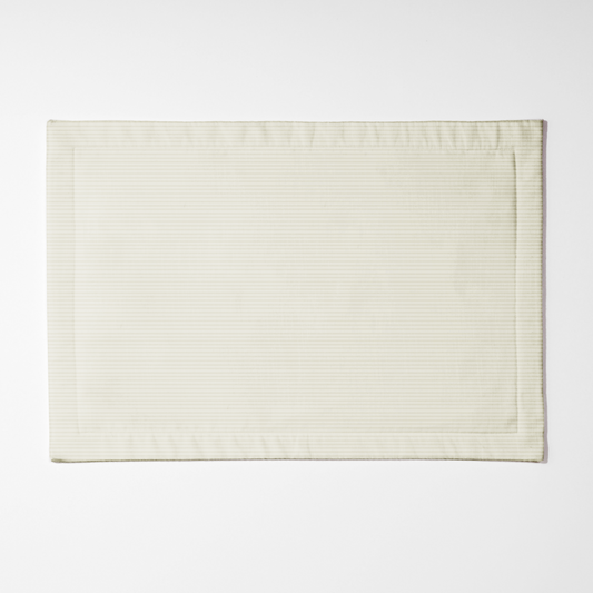 ONE Classic Placemat - Eggshell in Mid Cotton Twill