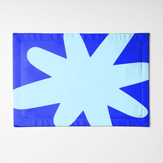 Astérisko in Blue and Aqua Placemat