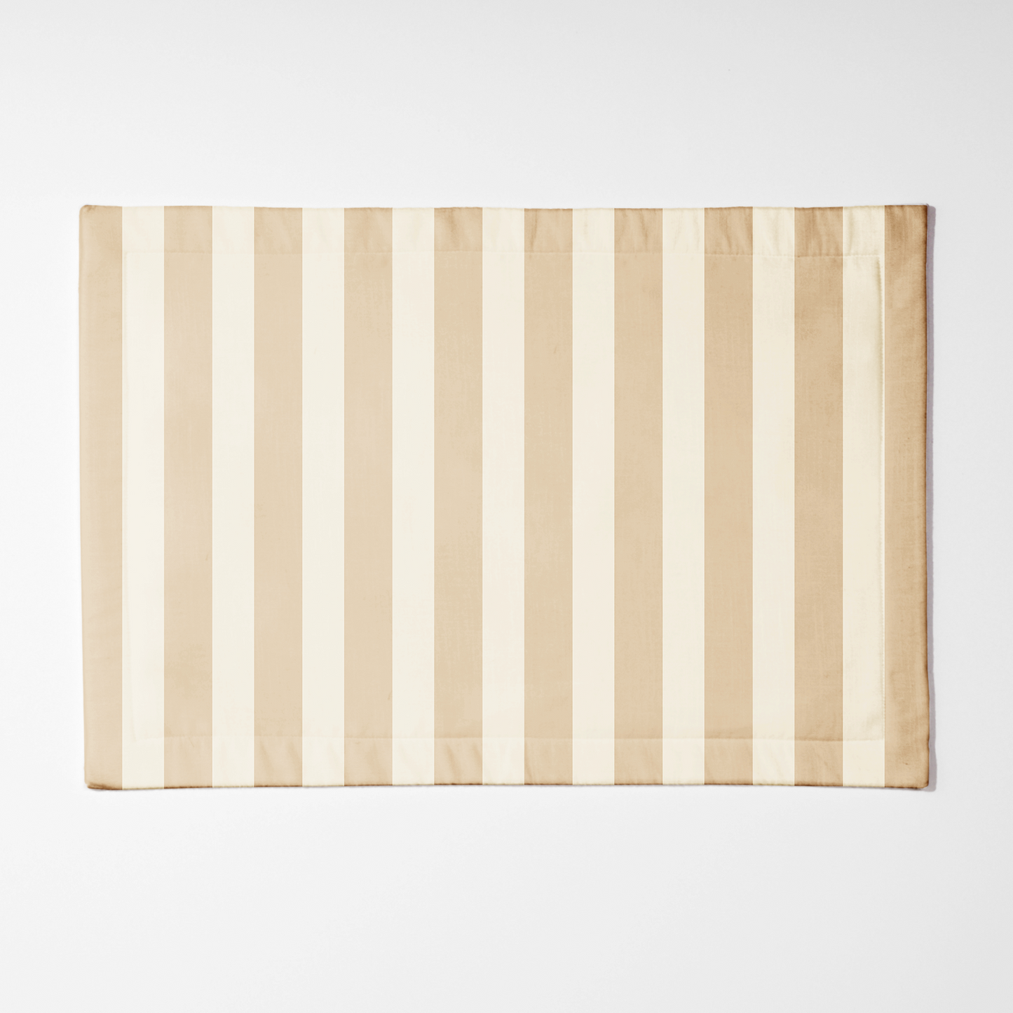 ONE Medium Stripes Placemat - Eggshell in Lightweight Linen