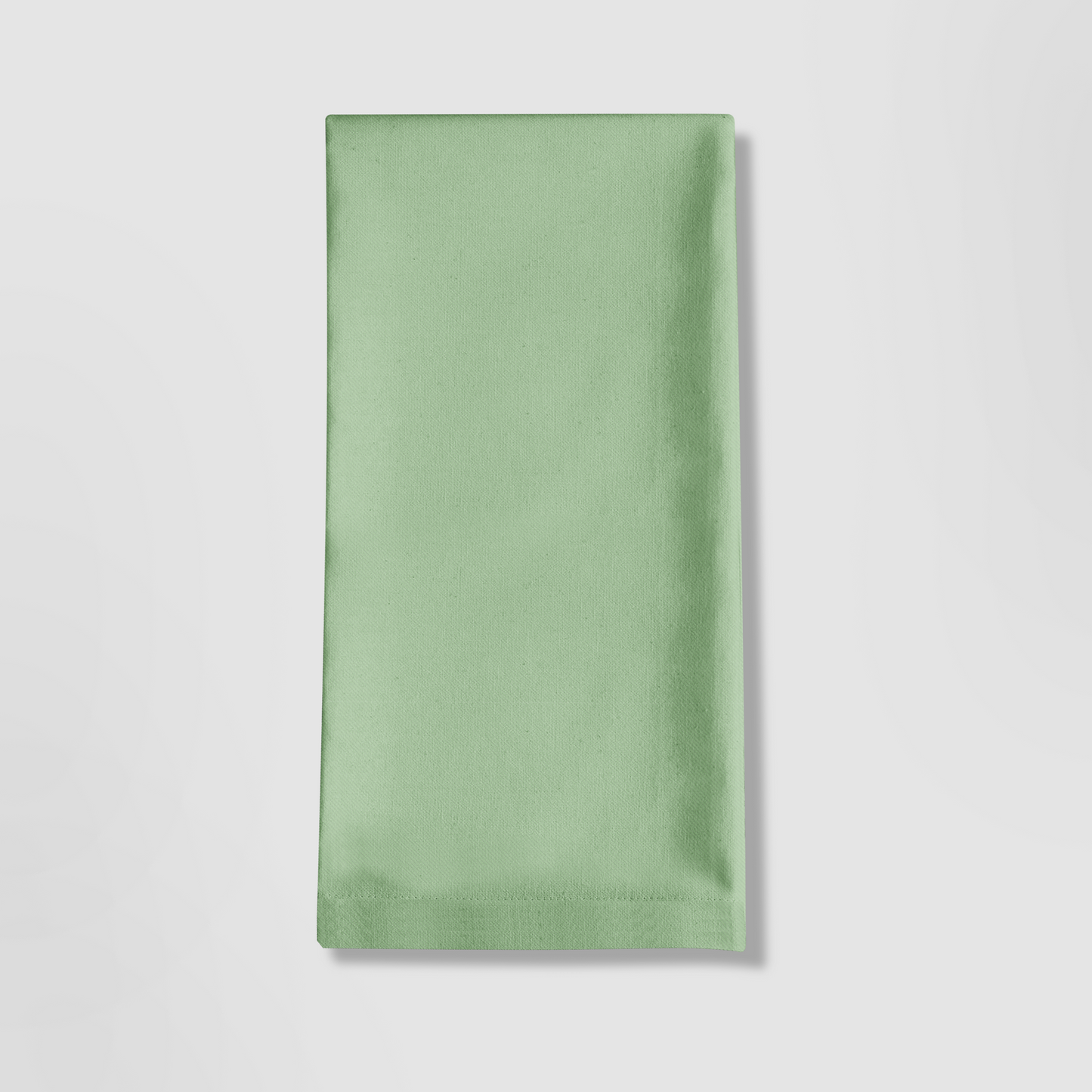 ONE Solid Tea Towel in Light Green - Mid Cotton Twill