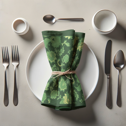 Butter Green Legacy Lace Napkin