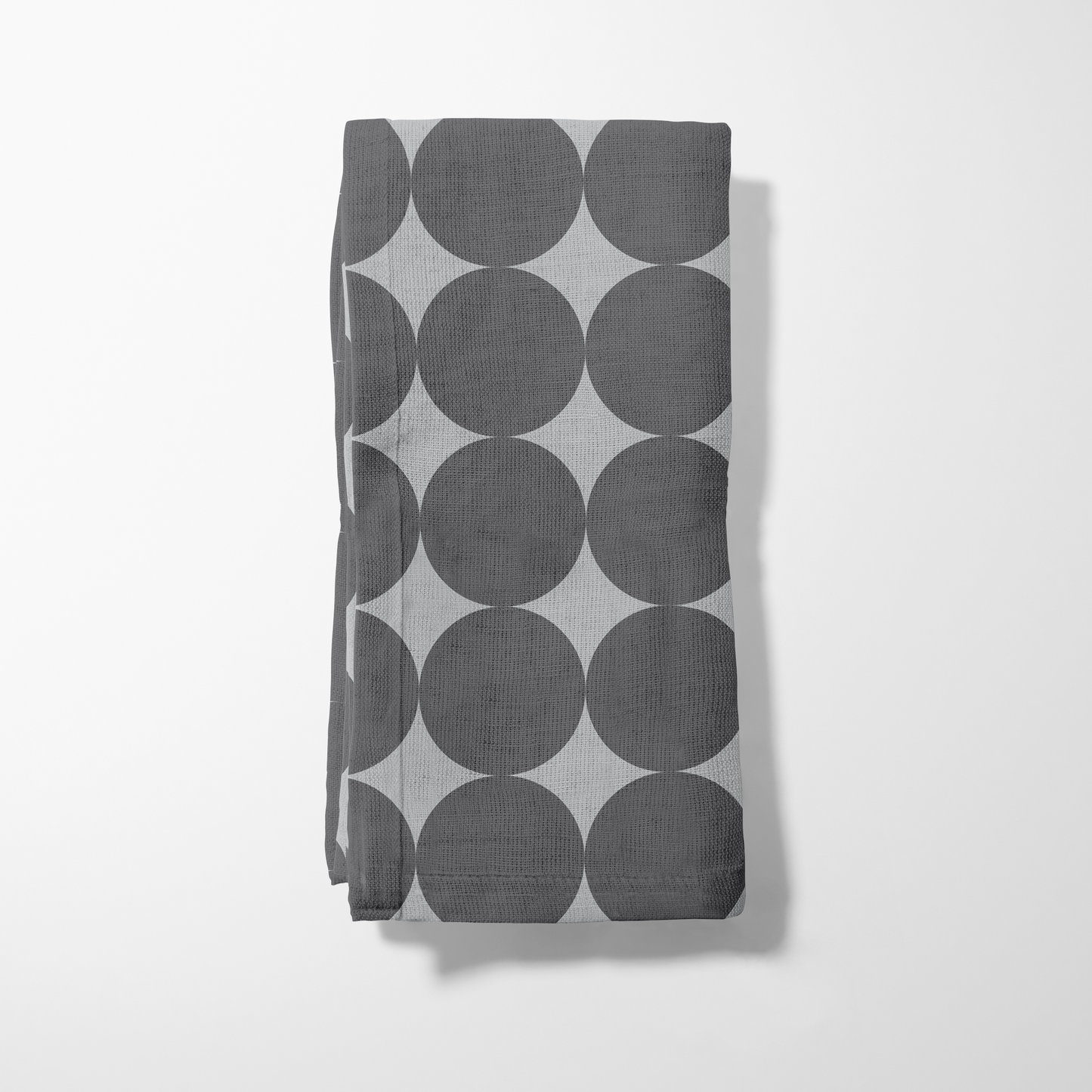 Spots and Dots Napkin - Monochrome in Lightweight Linen