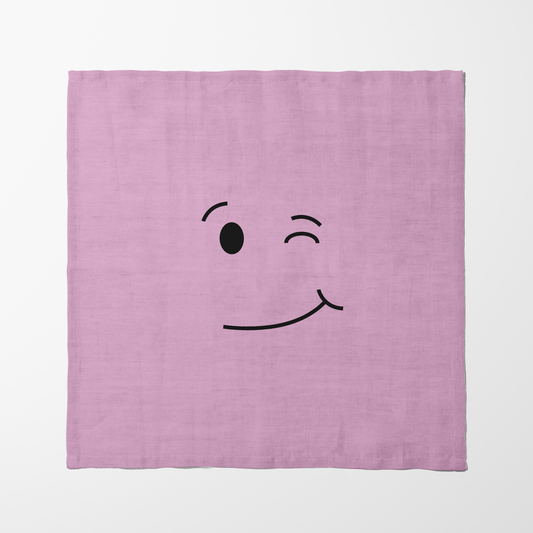 Winking Napkin - Organic Cotton Voile