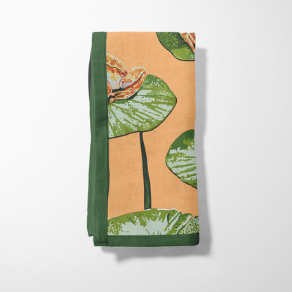 Frogs in Peach - Napkin