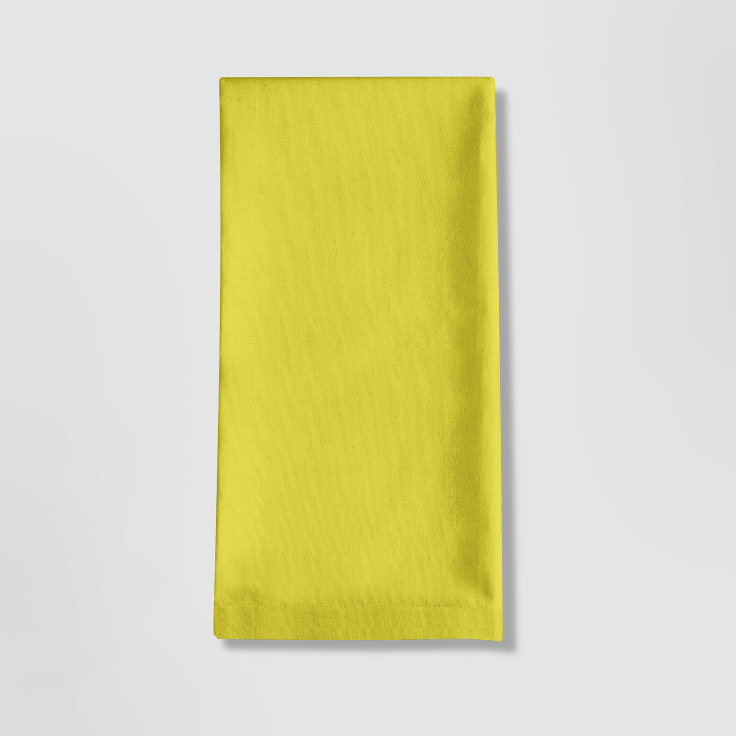 Mustache Heart with Laughter Yellow Tea Towel