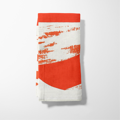 Fire Embrace Napkin in Amber Serenity
