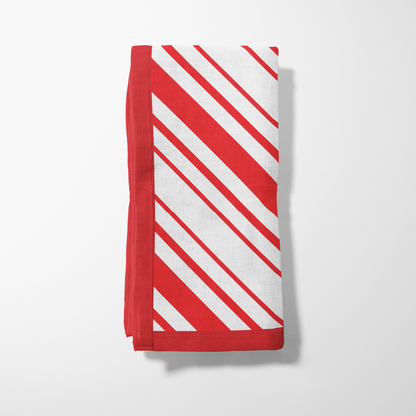 More Candy Cane Stripes Napkin