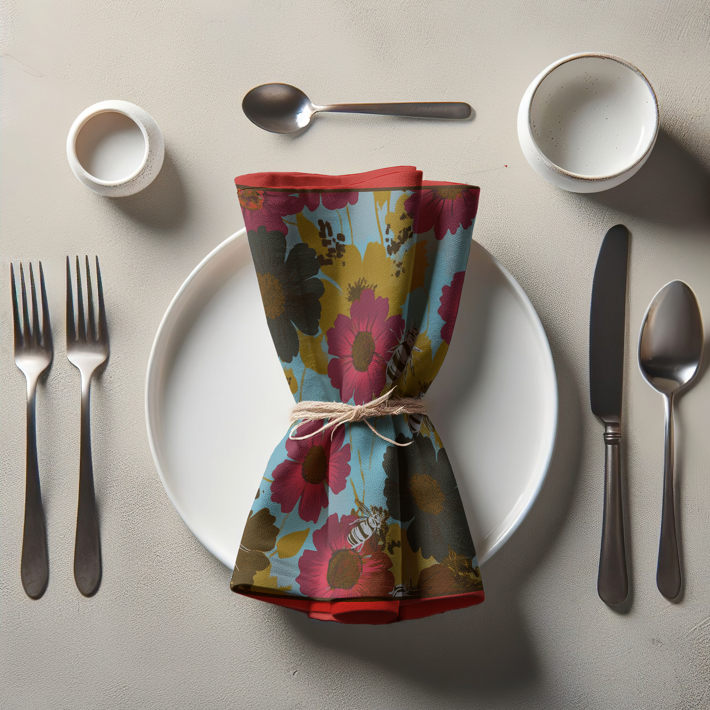 Honey Blossom Napkin in Divine