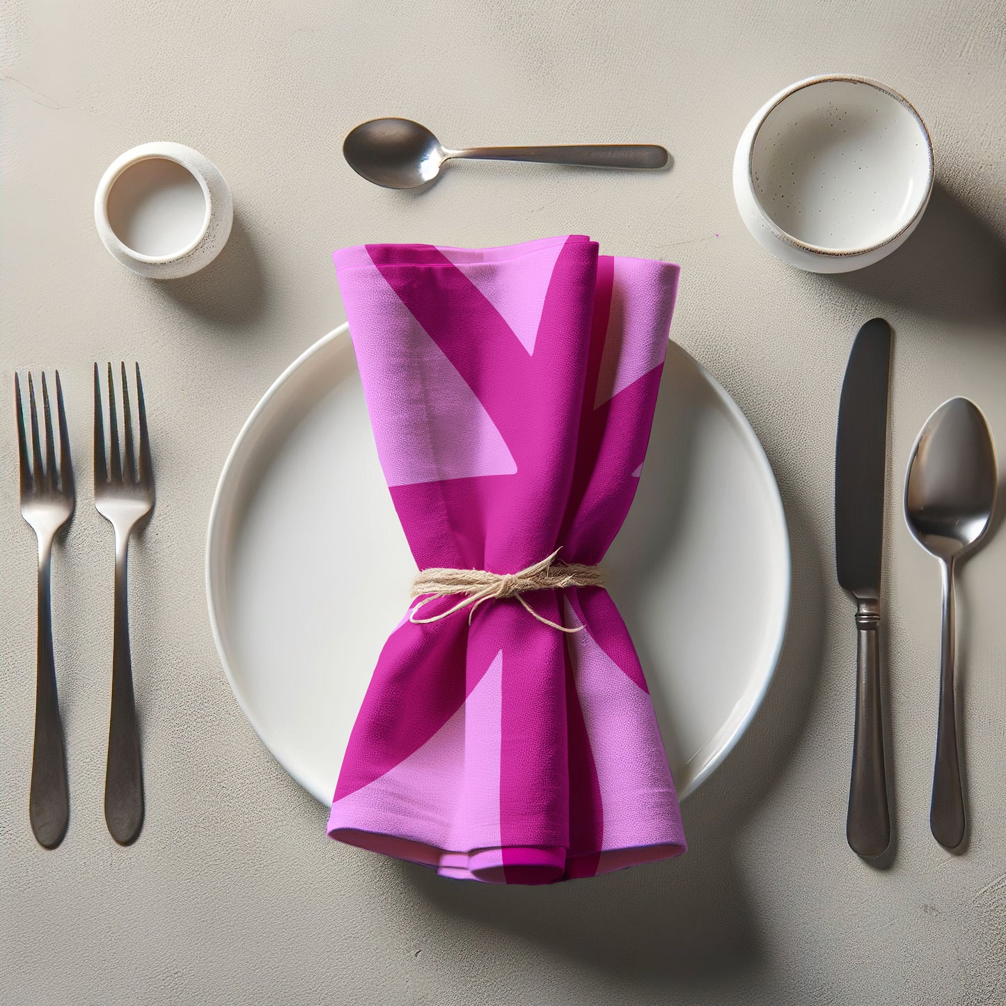 Astérisko in Pink and Fucsia Napkin