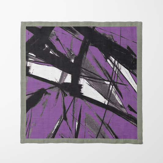 Sketch Napkin with Purple