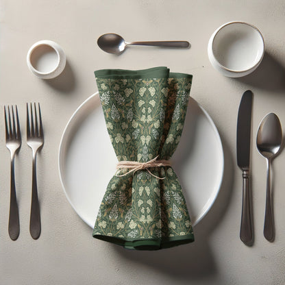 Arts & Crafts in Clover Napkin