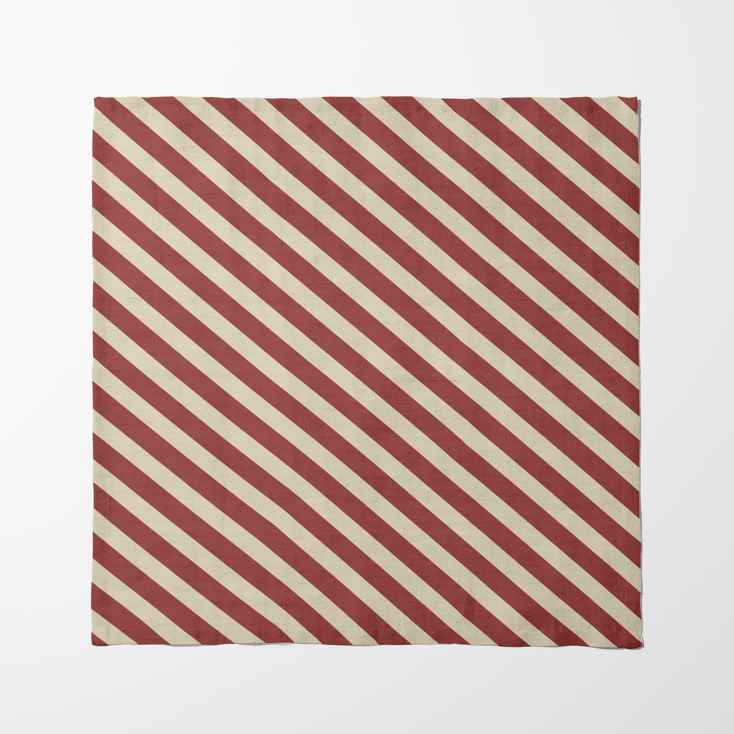 ONE Diagonal Stripe Napkin - Racer in Organic Cotton Voile