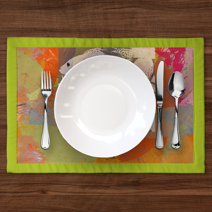 Two Fish Green Placemat