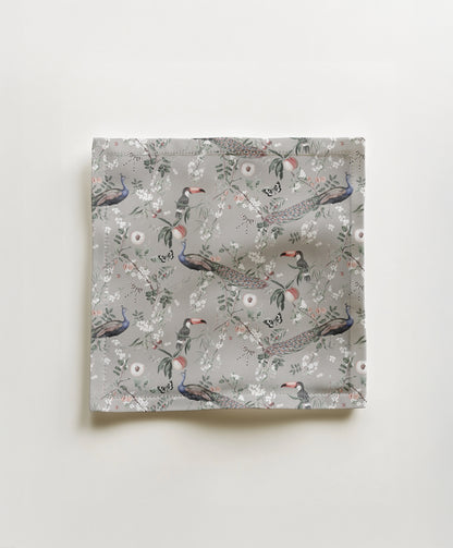 Cocktail Napkin - Elysian in gray