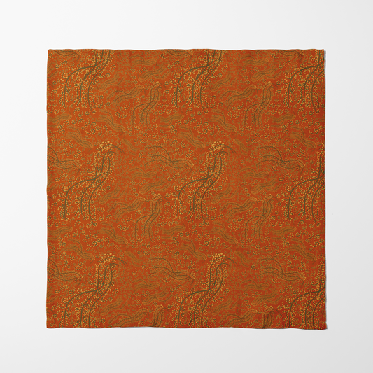 Palmiche Paradise in Orange Napkin