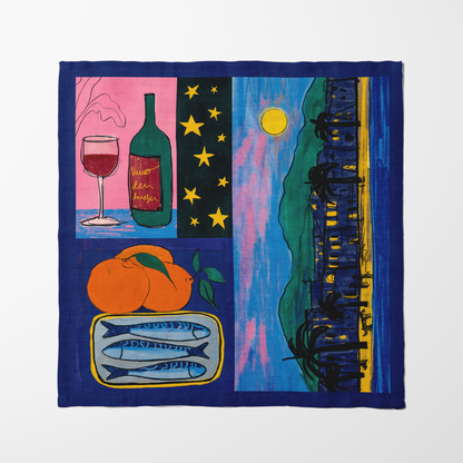 Mediterranean Night Napkin