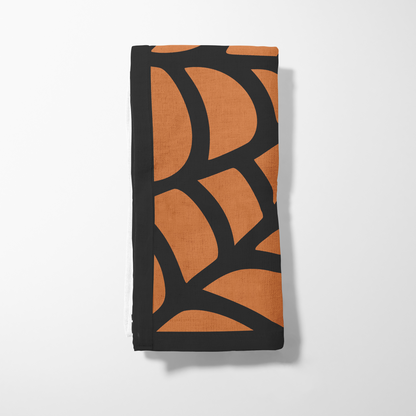 Spiderwebs Napkins in Pumpkin & Slime | Set of 4