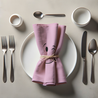 Winking Napkin - Oxford Cotton