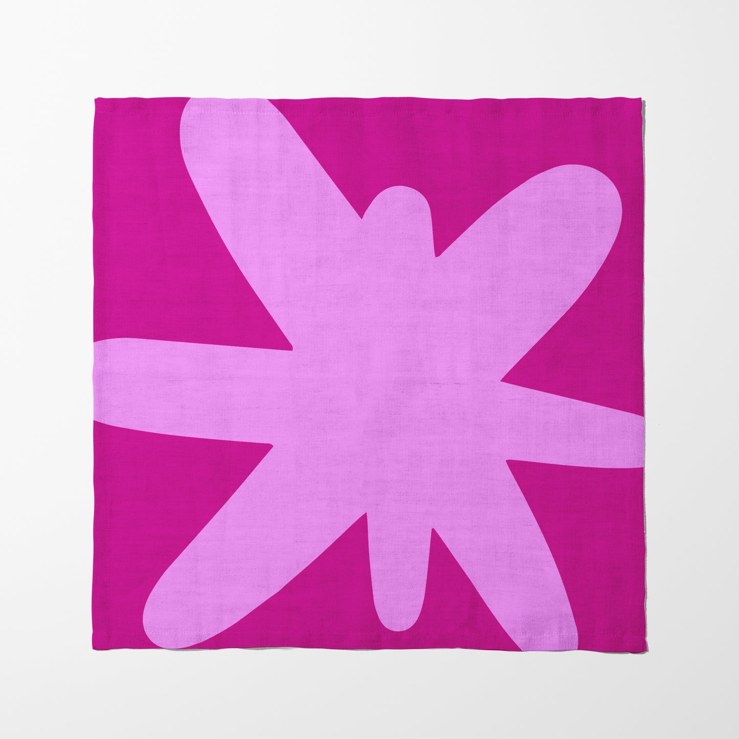 Astérisko in Fucsia and Fucsia Napkin