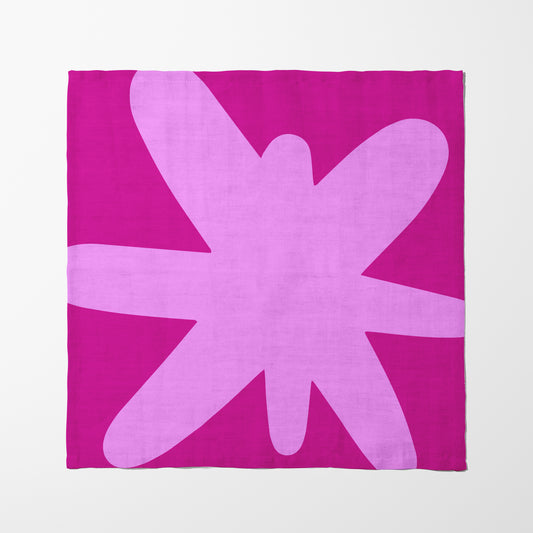 Astérisko in Fucsia and Fucsia Napkin