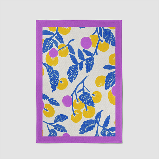 Tropical Berry Tea Towel