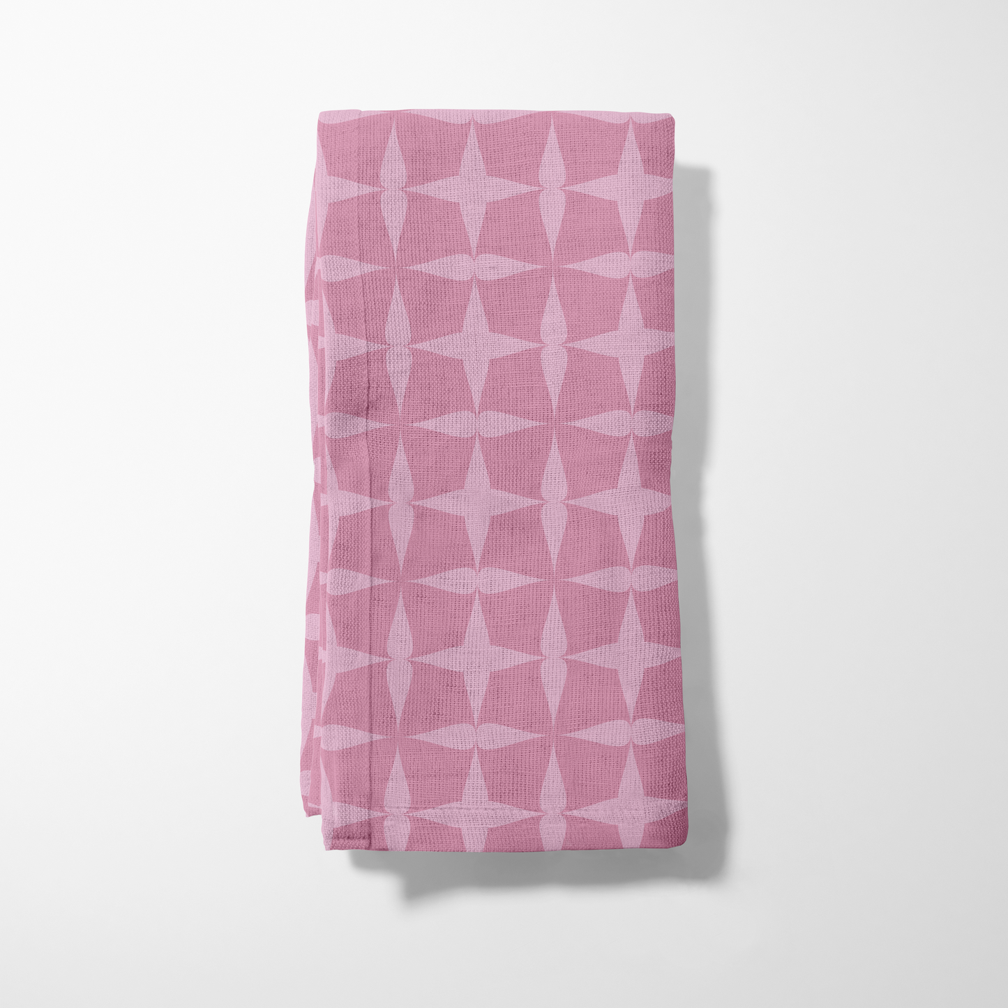 Sit for a Bit Napkin - Pink in Lightweight Linen