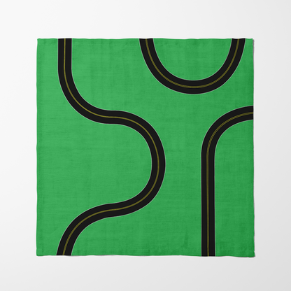 Twisty Roads Napkin - Organic Cotton Voile