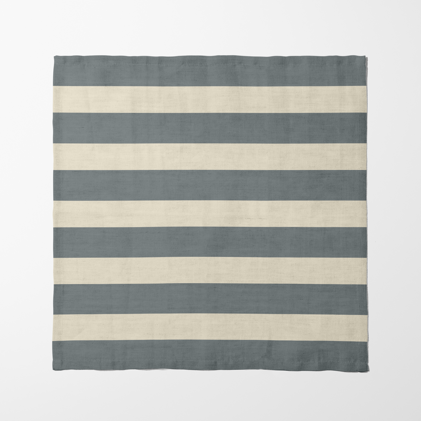 ONE Large Stripes - Stone in Lightweight Linen