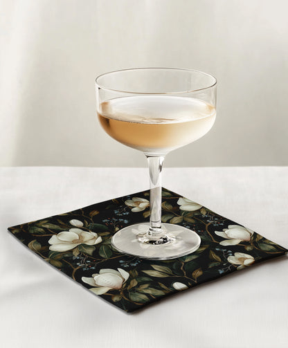 Midnight Magnolias Cocktail Napkin