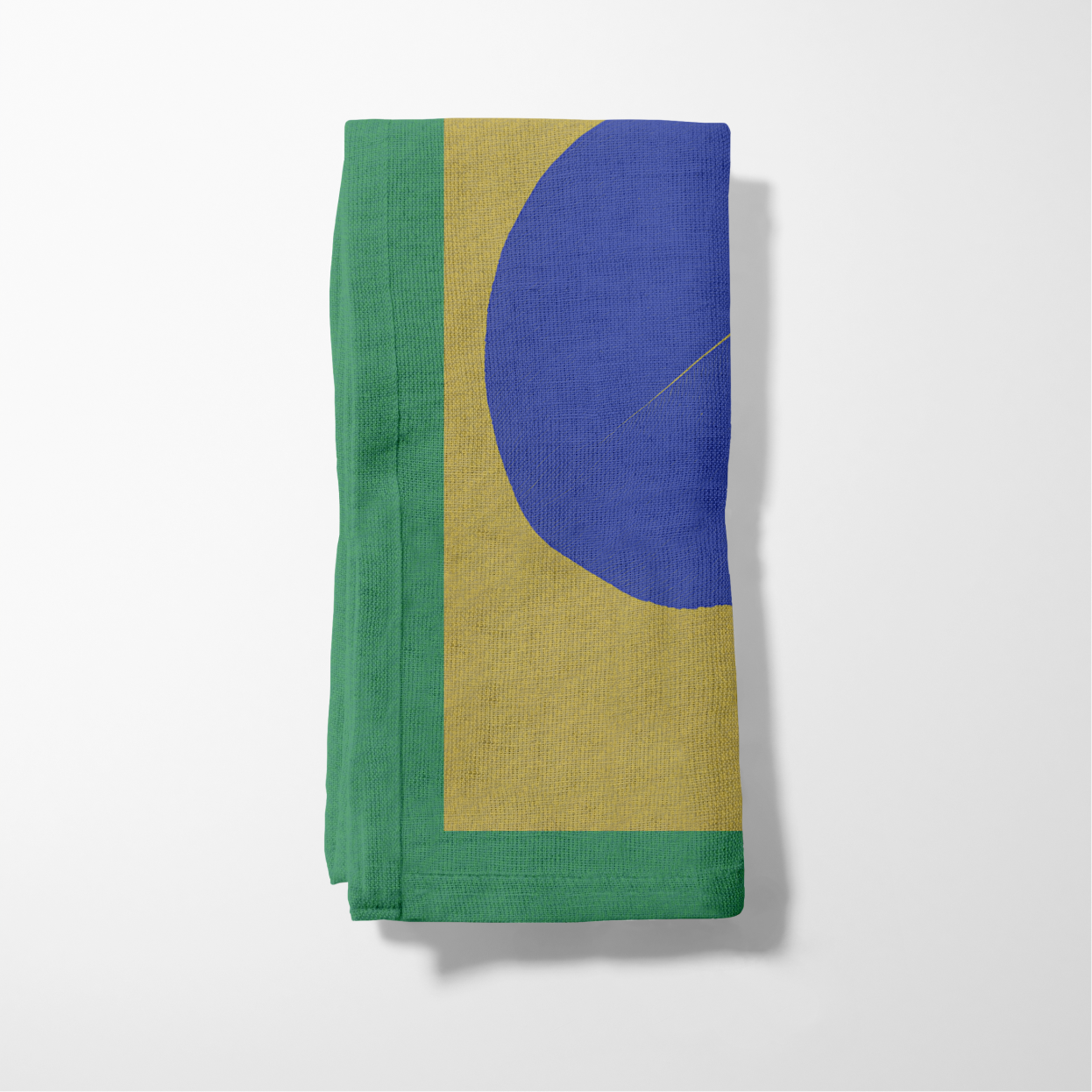 Plumeria Napkin in Spring Dijon