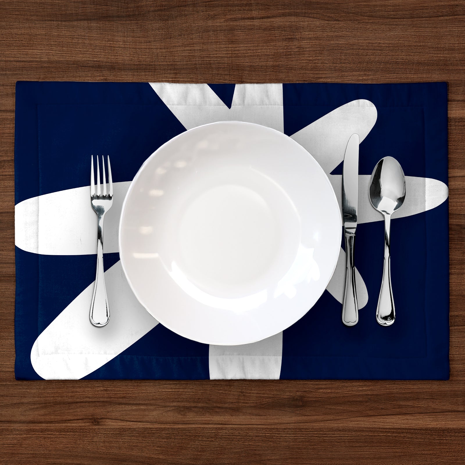 Astérisko in Navy and White Placemat