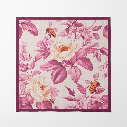 Honey Garden Napkin in Antique Orchid