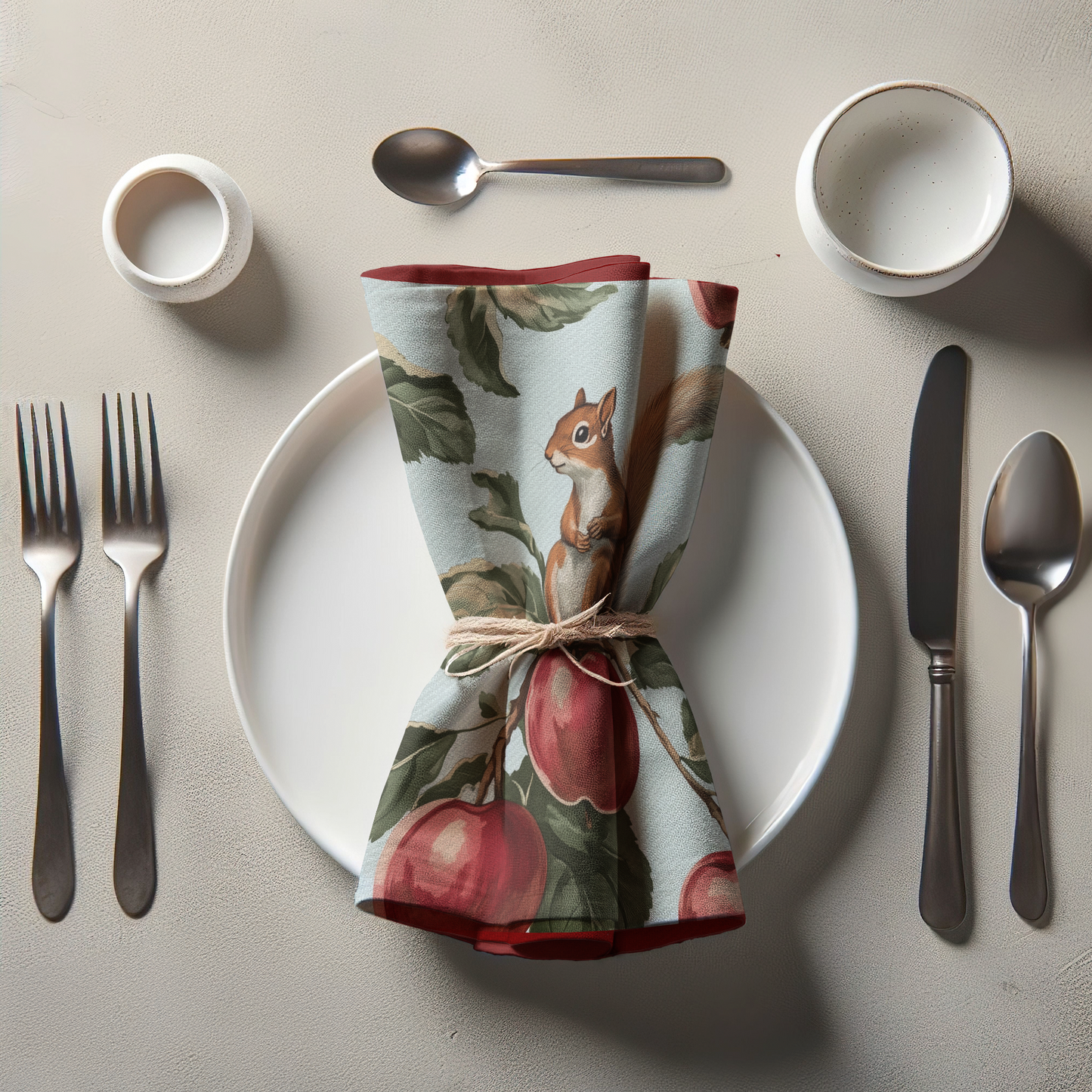 Orchard Mischief Napkin in Classic in Lightweight Linen
