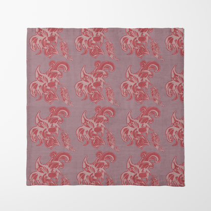 Paissage Nouveau Napkin in Pink in Lightweight Linen