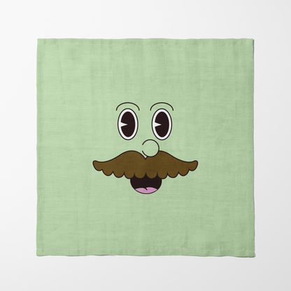 Mustache Napkin - Lightweight Linen