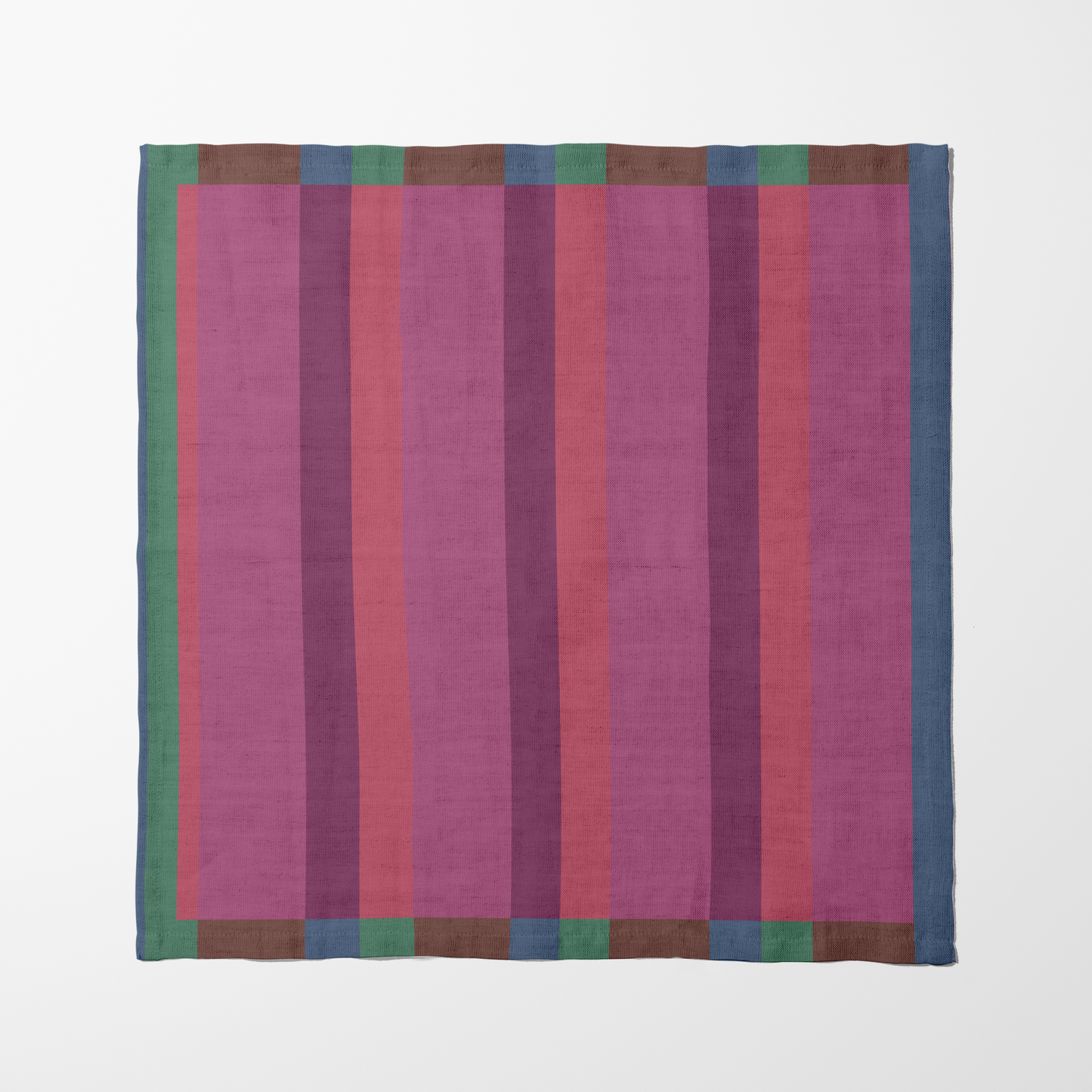 Candy Stripes Napkin in Pink in Lightweight Linen