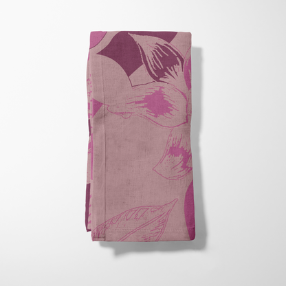 Tropical Paissage Pink Napkin