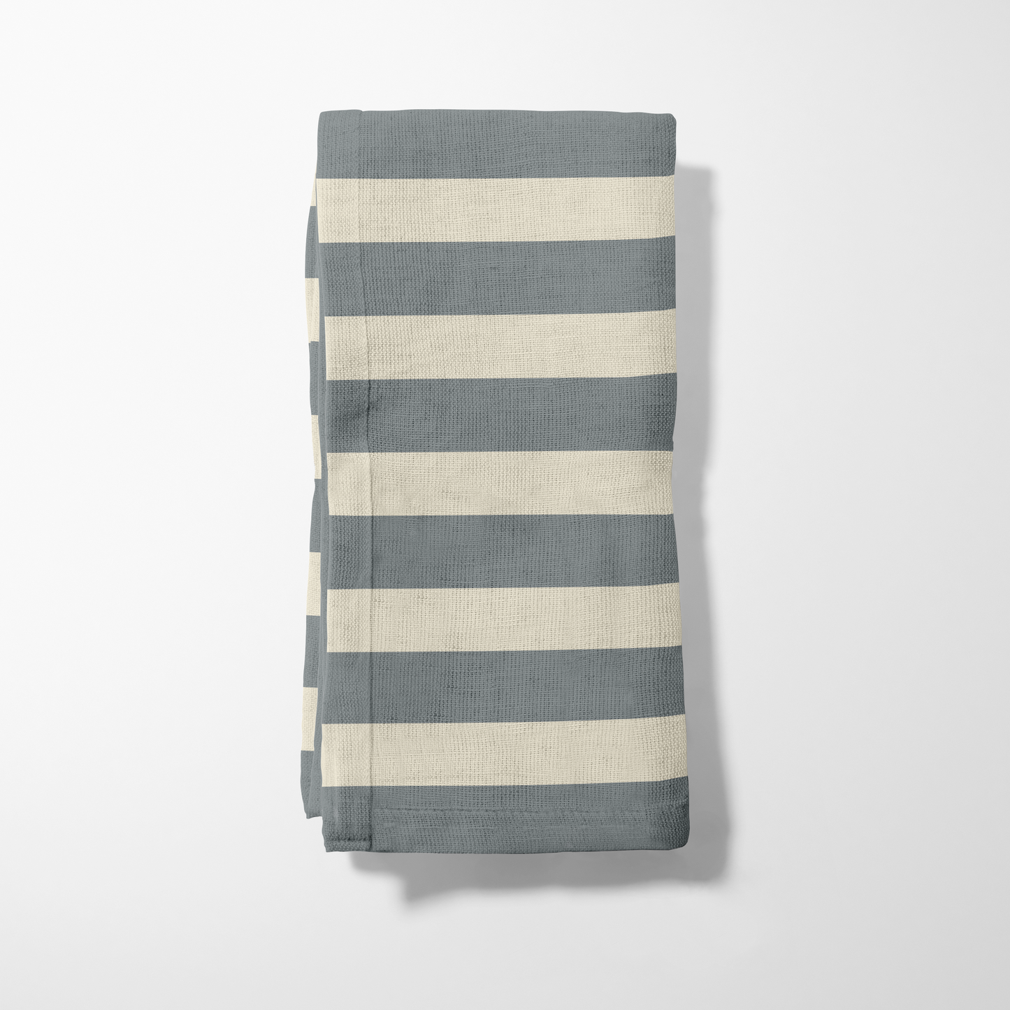 ONE Medium Stripes - Stone in Lightweight Linen