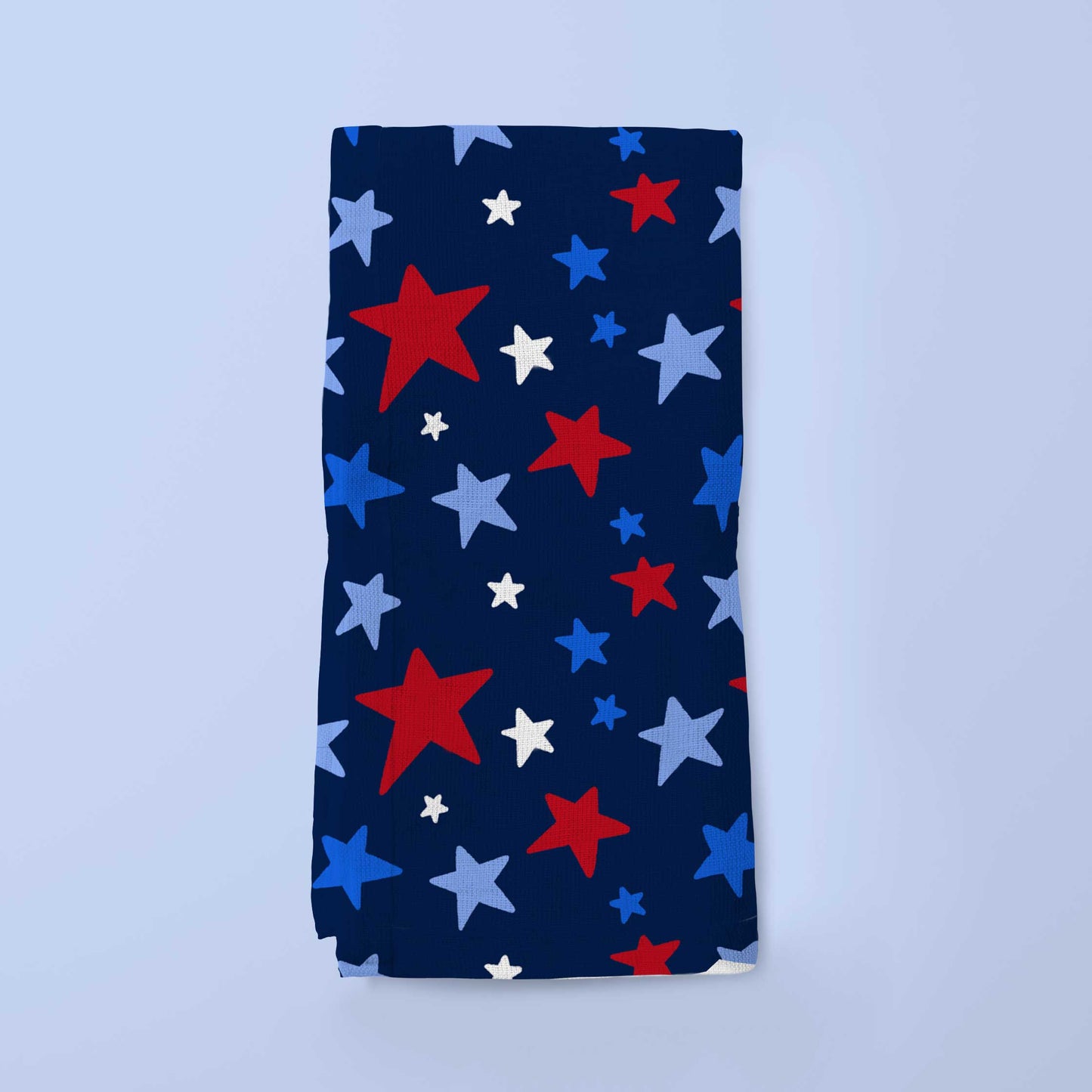 Star Spangled Banner Napkin in Organic Cotton Voile