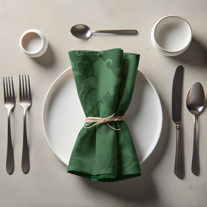 Tropical Paissage Green Napkin