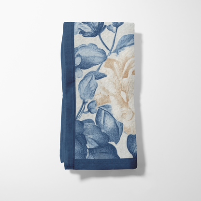 Honey Garden Napkin in Heritage Navy