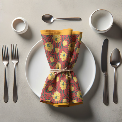 Maisey Days Napkin in Organic Cotton Voile